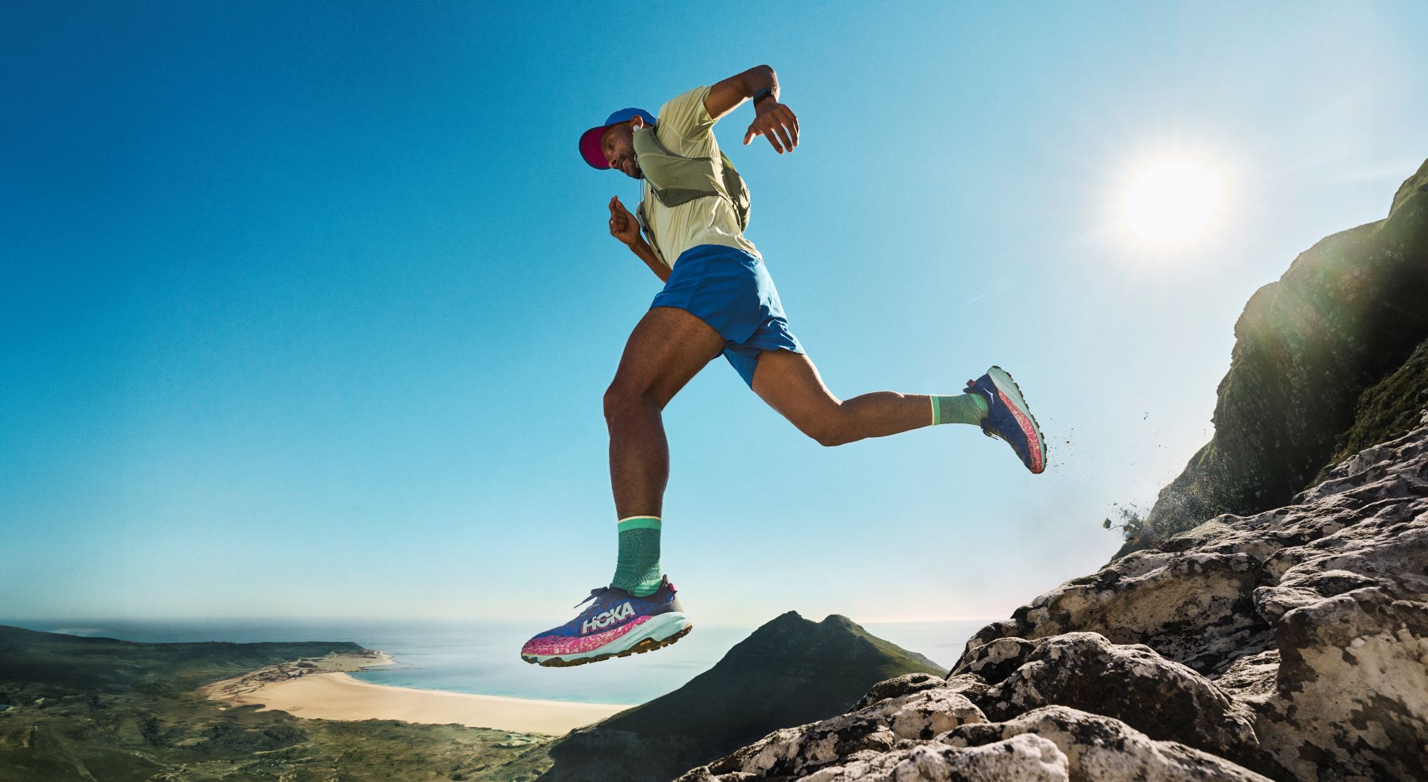 Hoka Speedgoat 6 en situación de carrera