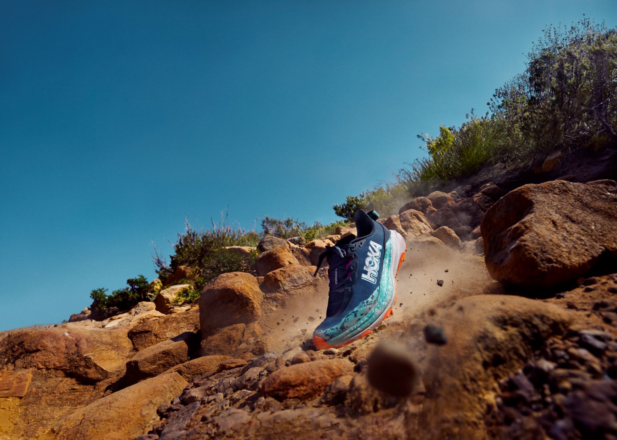 Detalle de la suela Hoka Speedgoat 6