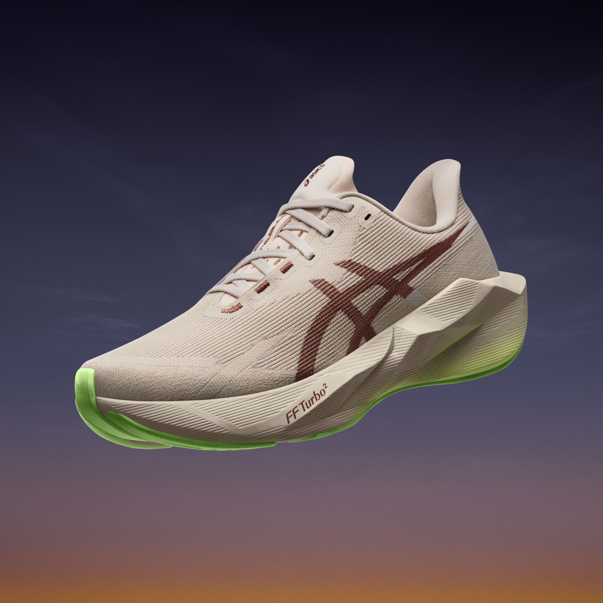 Asics Novablast 6 en situation de course