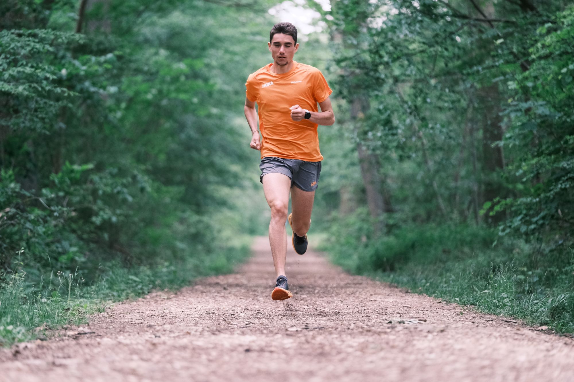 Hoka Zinal 2 en situación de carrera