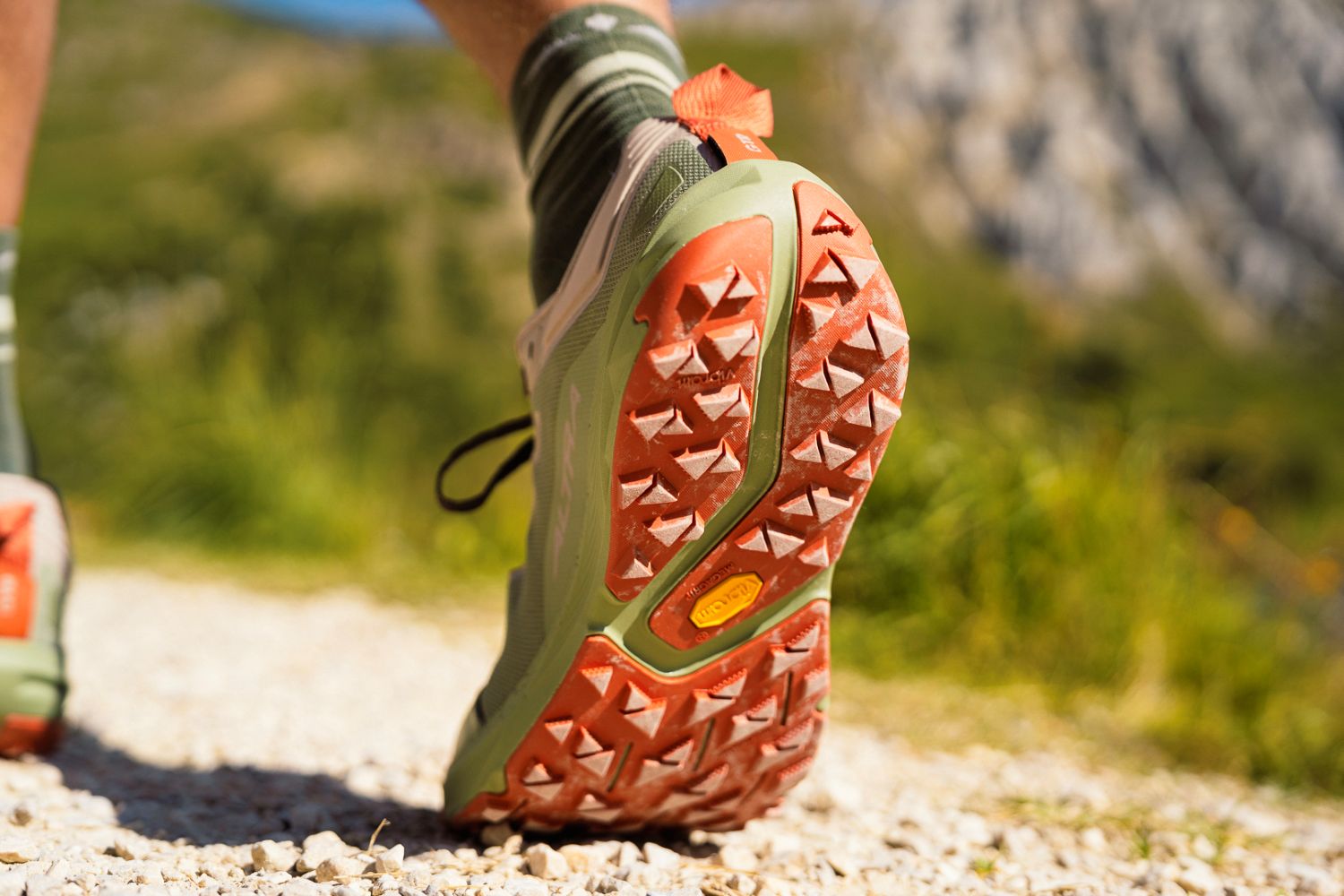 Close-up of Vibram Traction Lug lugs
