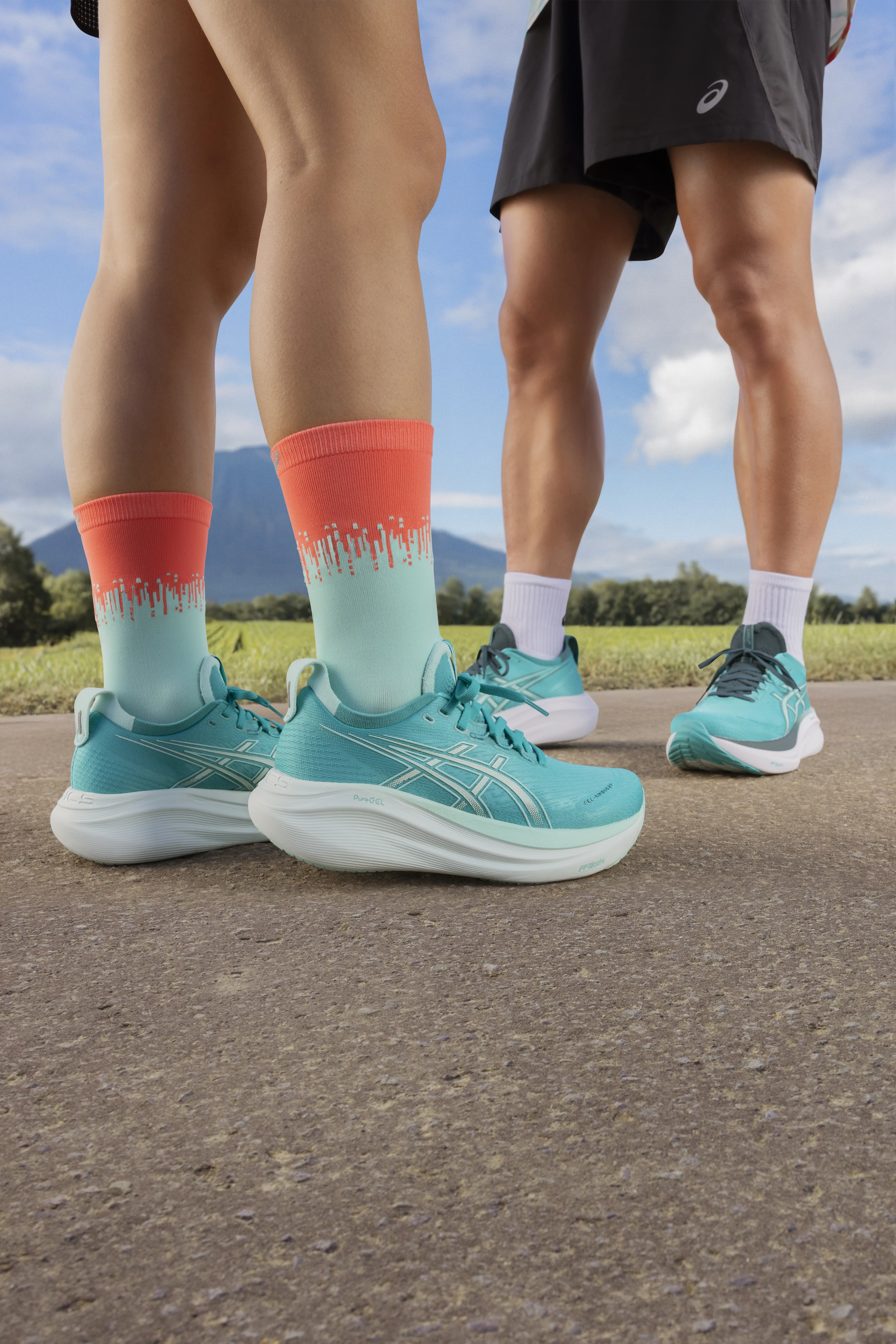 Asics Gel-Nimbus 27 in running situation
