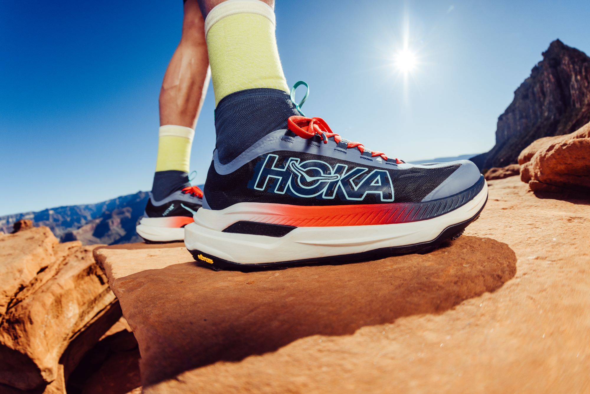 Dettaglio della suola Hoka Tecton X 3