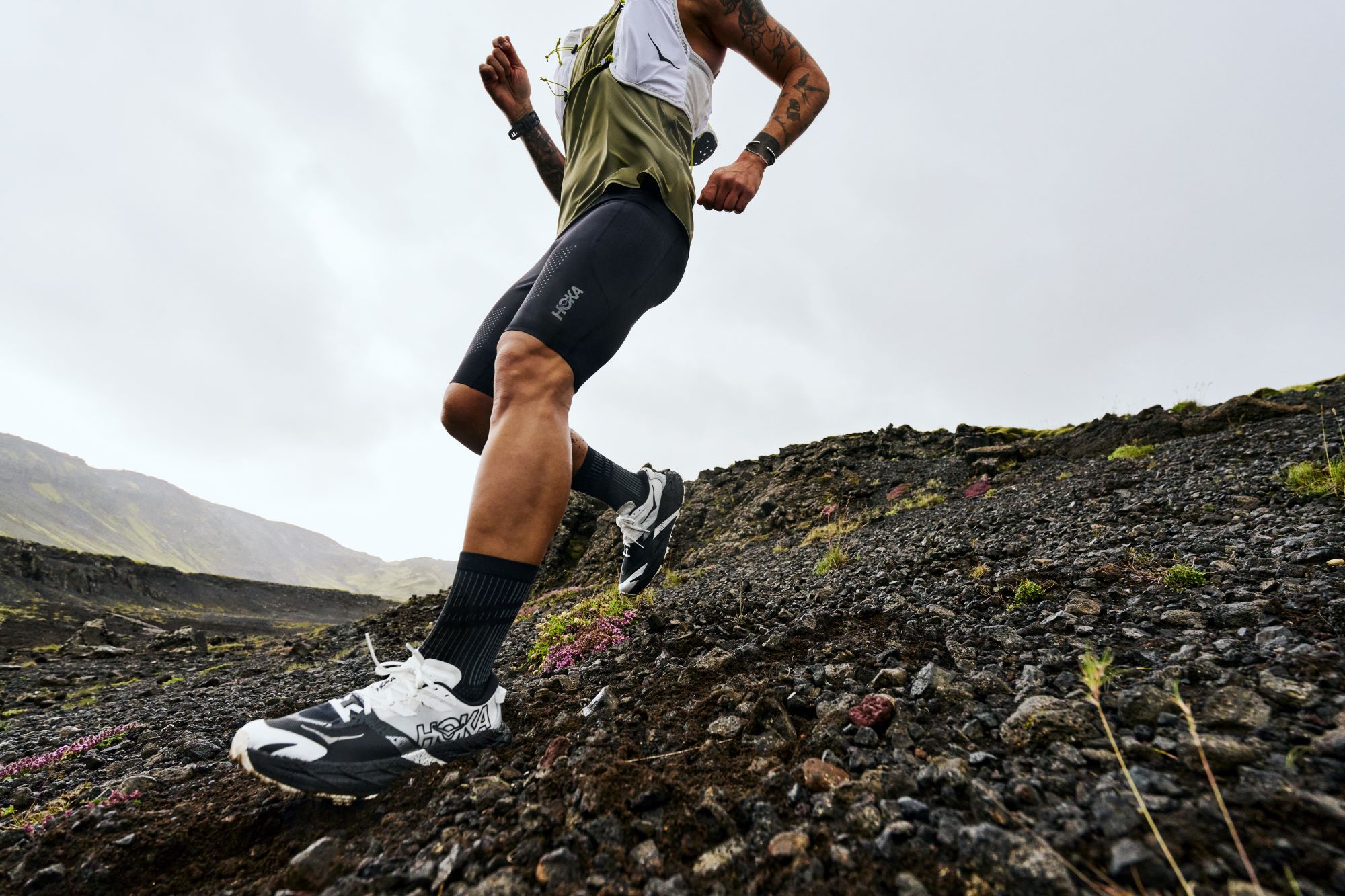 Dettaglio della suola Hoka Speedgoat 7
