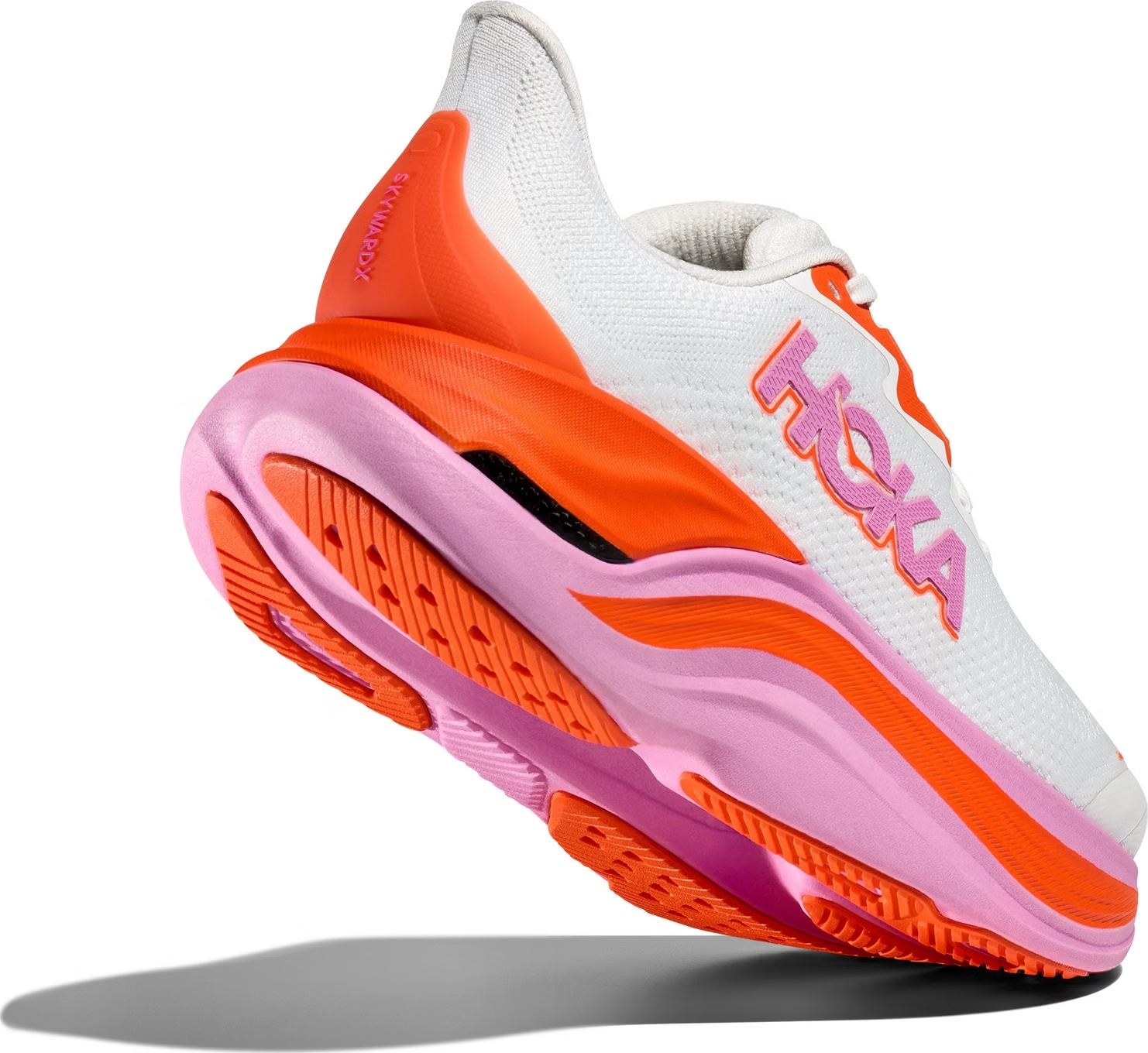 Hoka Skyward X tijdens het hardlopen