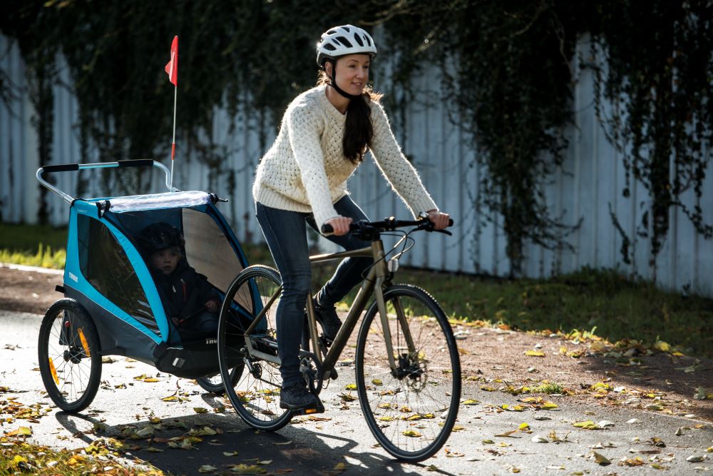 remorque vélo pour enfant